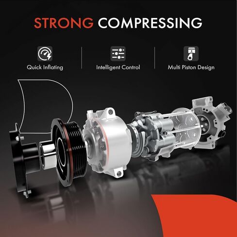 A-Premium A/C Compressor with Clutch Compatible with Ford Taurus 3.8L 1988-1991, Thunderbird 3.8L 1989-1997, Mercury Cougar 3.8L 1989-1997, Sable 3.8L 1992-1995 in Saudi Arabia
