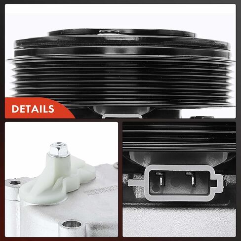 A-Premium A/C Compressor with Clutch Compatible with Ford Taurus 3.8L 1988-1991, Thunderbird 3.8L 1989-1997, Mercury Cougar 3.8L 1989-1997, Sable 3.8L 1992-1995 in Saudi Arabia
