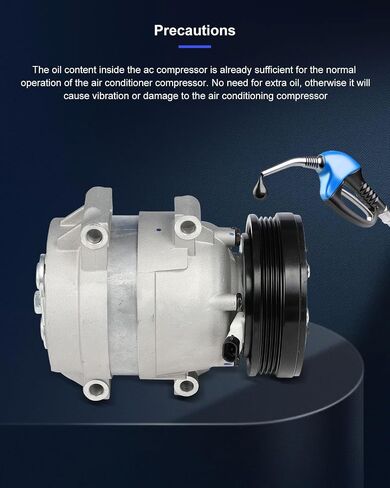 ECCPP AC Compressor with Clutch 1997-2004 Fit for Chevrolet Corvette 5.7L Air Conditioning Compressor in Saudi Arabia