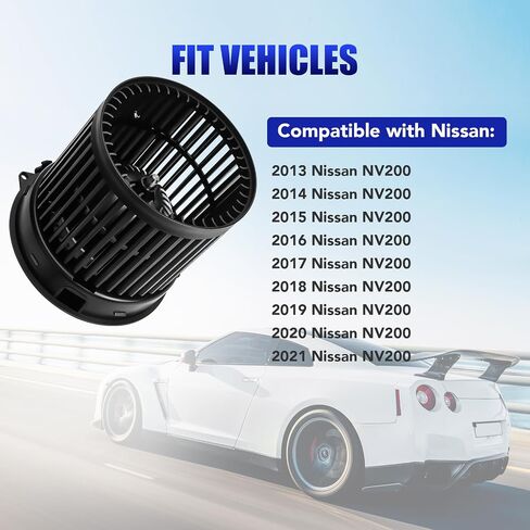 Front AC Blower Motor with Fan Fits for 2013 2014 2015 2016 2017 2018 2019 2020 2021 Nissan NV200 Heater Blower Motor 700304 272269SH0C 272263LM0A 19316449 in Saudi Arabia