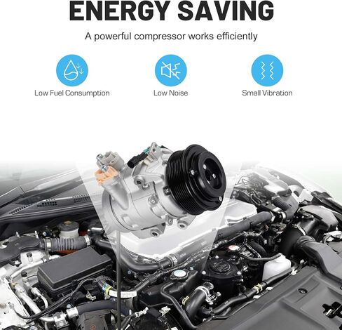 ضاغط حالة الهواء AC جديد مع القابض لعام 2017 2018 2019 Ford F-250 Super Duty V8 6.7L ، لعام 2017-2019 Ford F-350 Super Duty V8 6.7L 6.7 17 18 19 19 in Saudi Arabia