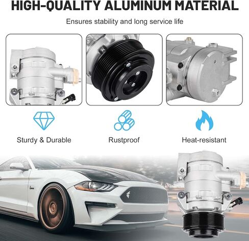 ضاغط حالة الهواء AC جديد مع القابض لعام 2017 2018 2019 Ford F-250 Super Duty V8 6.7L ، لعام 2017-2019 Ford F-350 Super Duty V8 6.7L 6.7 17 18 19 19 in Saudi Arabia