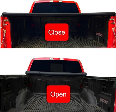 غطاء تونيو صلب ثلاثي الطي 5FT لغطاء سرير شاحنة جيب جلاديتور 2020 2021 2022 2023 2024 2025 | متوافق مع نظام تتبع مرافق المصنع in Kuwait