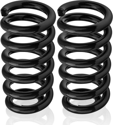 Heavy Duty 3" Front Lowering Drop Coil Springs for 1963-1987 Chevrolet C10 Truck - 2Pcs Red in Saudi Arabia