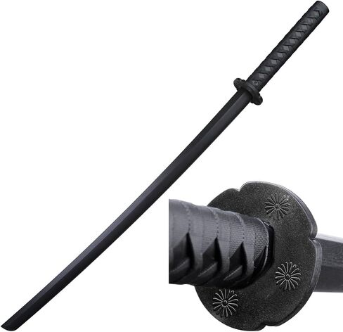BladesUSA 1801PP Martial Arts Polypropylene Ninja Sword Training Equipment – 33.5-inches Overall, Self Defense, Training, Safe, Easy, Fun, Cosplay, Black in Saudi Arabia