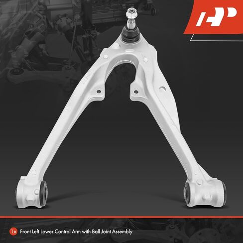 A-Premium Front Left Lower Control Arm, with Ball Joint & Bushing, Compatible with Chevy & GMC & Cadillac - 2014-2020 - Silverado Tahoe Suburban Sierra Yukon (XL) Escalade (ESV), 4WD Only in Saudi Arabia