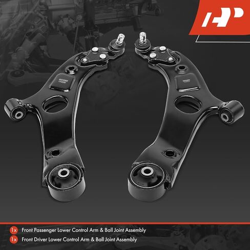 A-Premium 2 x Front Lower Control Arm with Ball Joint and Bushing Compatible with Hyundai Sonata 2011-2014 & Kia Optima 2011-2015, Cadenza 2014-2016 in Saudi Arabia