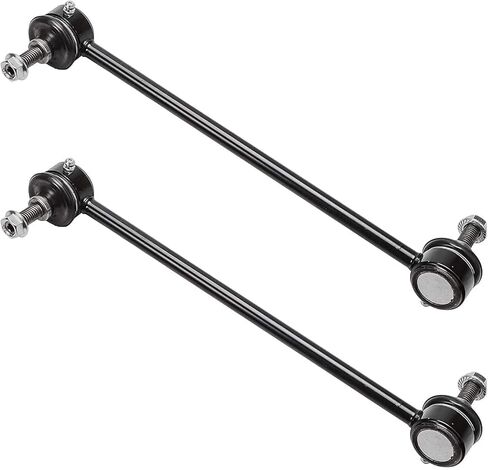 Detroit Axle - Front 10pc Control Arms Kit for 06-12 Mitsubishi Eclipse, 04-12 Galant, 2 Lower Control Arms w/Ball Joints 2 Sway Bars 4 Tie Rods 2 Boots 2006 2007 2008 2009 2010 2011 2012 Replacement in Saudi Arabia