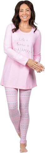 أديسون ميدو بيجاما مجموعة للنساء - PJS للسيدات ، TUNIC TOP & LEMGINGS in Kuwait