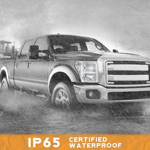 Headlights Assembly for 2011 2012 2013 2014 2015 2016 Ford F250 F350 F450 F550 Super Duty, Compatible with 2011-2016 F250 Headlamp Replacement Headlight Chrome Housing Amber Reflector in Saudi Arabia