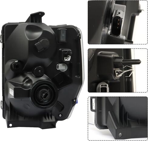 استبدال مجموعة المصابيح الأمامية Munirater للفترة 2008-2014 E150 E250 E350 E450 Superduty Right-MASEDER SADED FO2503249 in Saudi Arabia