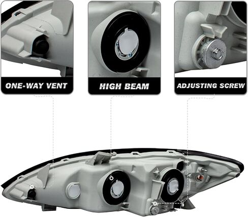 Halogen Headlight Assembly Fit for 2005 2006 Toyota Camry LE XLE SE Headlamp Replacement Right Passenger Side in Saudi Arabia