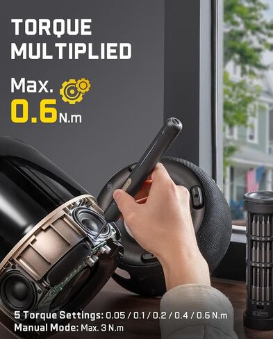 Fanttik E2 Ultra 3.7V Mini Electric Screwdriver, Electric Screwdriver Cordless, Max 0.6N.m, 50 Magnetic Bits, 5/32'' Hex, Magnetic Storage, Repair Tool for Electronics Phone Camera Laptop Appliances in Saudi Arabia