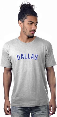 Daxton Premium Basic Crew Neck Sleeve Tshirt Cities Dallas Letter in Saudi Arabia