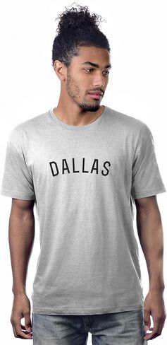 Daxton Premium Basic Crew Neck Short Sleeve Tshirt Cities Dallas Letter in Saudi Arabia