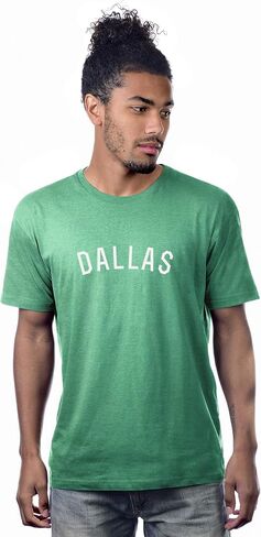 Daxton Premium Basic Crew Neck Short Sleeve Tshirt Cities Dallas Letter in Saudi Arabia