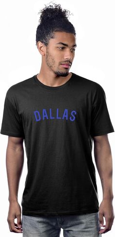 Daxton Premium Basic Crew Neck Short Sleeve Tshirt Cities Dallas Letter in Saudi Arabia