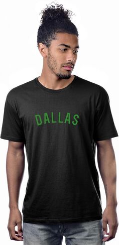 Daxton Premium Basic Crew Neck Short Sleeve Tshirt Cities Dallas Letter in Saudi Arabia