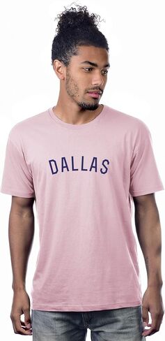 Daxton Premium Basic Crew Neck Short Sleeve Tshirt Cities Dallas Letter in Saudi Arabia