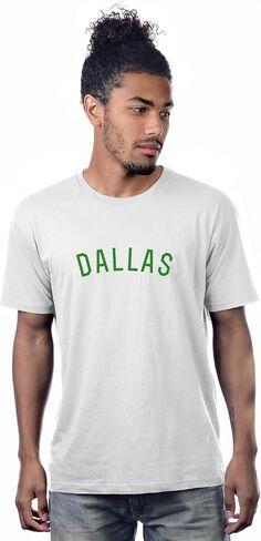 Daxton Premium Basic Crew Neck Short Sleeve Tshirt Cities Dallas Letter in Saudi Arabia
