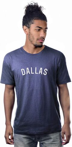 Daxton Premium Basic Crew Neck Short Sleeve Tshirt Cities Dallas Letter in Saudi Arabia