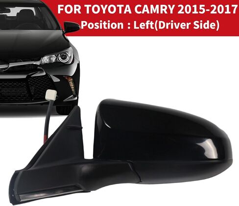 Marretoo for Toyota CAMRY Side Mirror Passenger Side RH Assembly 2015 2016 2017 | Power | Heated | Replacement For TO1320320 for Toyota CAMRY Accessories in Saudi Arabia