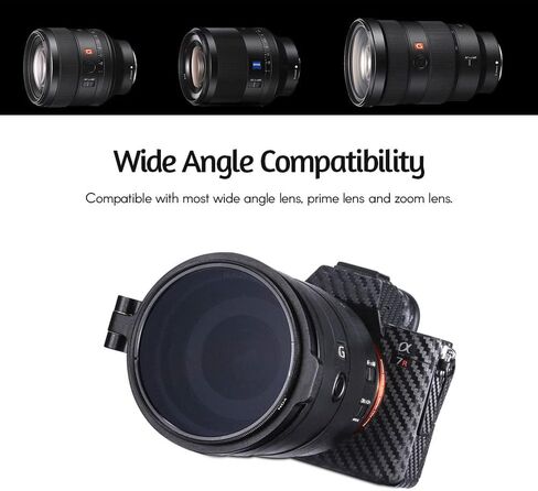 Andoer R-77 77 مم مرشح مرشح سريع الكاميرا عدسة محول المعادن مرشح FILTER متوافق مع كاميرات Canon Nikon Sony Olympus DSLR in Kuwait