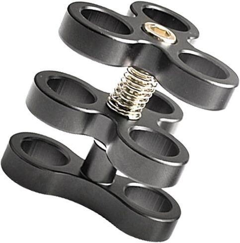 OrcaTorch ZJ16 Upper Base Tray Dive Accessories Underwater Lighting System Connector for Underwater Strobe/Video Light/Diving Camera Tray in Saudi Arabia