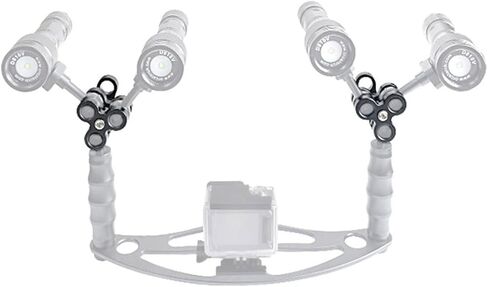 OrcaTorch ZJ16 Upper Base Tray Dive Accessories Underwater Lighting System Connector for Underwater Strobe/Video Light/Diving Camera Tray in Saudi Arabia