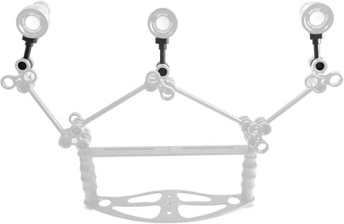OrcaTorch ZJ16 Upper Base Tray Dive Accessories Underwater Lighting System Connector for Underwater Strobe/Video Light/Diving Camera Tray in Saudi Arabia