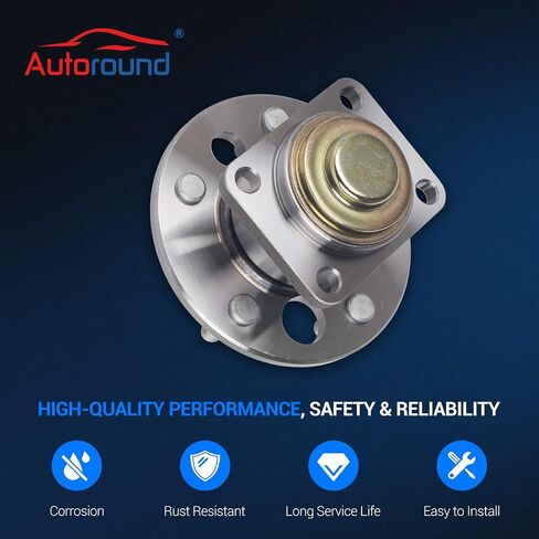 Autoround 513018 محمل العجلات الخلفية وتجميع المحور المناسب لتشيفي بويك كاديلاك بونتياك أولدزموبيل - إمبالا لاكروس ليزابري جراند ريجال ديفي ديفيني مونت كارلو بونفيل ، 5 سنوات ، مجموعة من 2 in Saudi Arabia