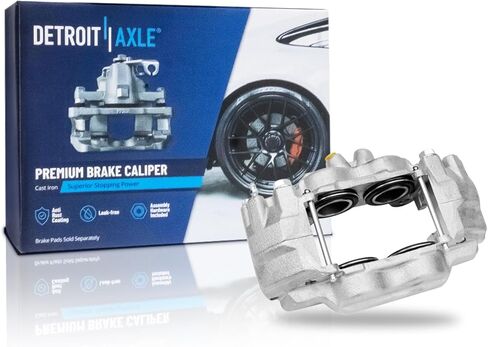 Detroit Axle - Front Left Brake Caliper for 2003-2009 Toyota 4Runner 2005-2022 Tacoma 2007-2014 FJ Cruiser Disc Brake Caliper Driver Side Brake Caliper Assembly Replacement in Saudi Arabia