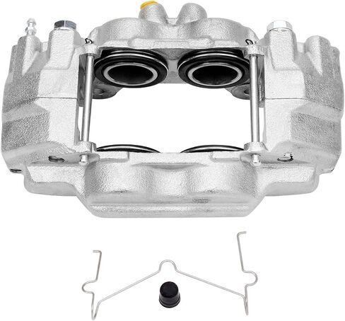 Detroit Axle - Front Left Brake Caliper for 2003-2009 Toyota 4Runner 2005-2022 Tacoma 2007-2014 FJ Cruiser Disc Brake Caliper Driver Side Brake Caliper Assembly Replacement in Saudi Arabia