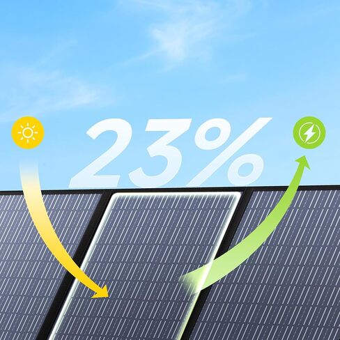 ALLPOWERS 200W Portable Solar Panel, 36V Lightweight SP033 Foldable Solar Charger for Portable Power Station, 23% High Efficiency IP67 Waterproof, for PRV, Camping, Home, Off Grid in Kuwait