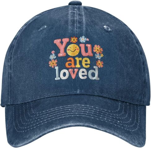 You are Loved Adjustable Classic Cowboy Baseball Cap Men Women Casual Dad Hat5 Navy Blue in Saudi Arabia