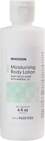 McKesson Moisturizing Body, Hand and Body Moisturizer, Baby Fresh Scent with Mineral Oil, 8 oz, 1 Count in Kuwait