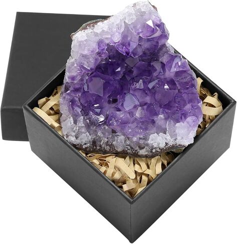 Natural Amethyst Crystal, Genuine Amethyst Stone for Healing, Reiki Energy Stones, Spiritual Protection, Raw Healing Stone for Meditation, Feng Shui Decor, Healing Crystals(About 0.15lb) in Saudi Arabia
