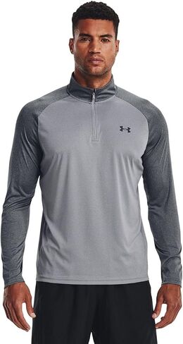 Under Armor Men's Velocity 2.0 1/4 Zip ، (001) Black / / Pitch Gray ، X-Large in Kuwait