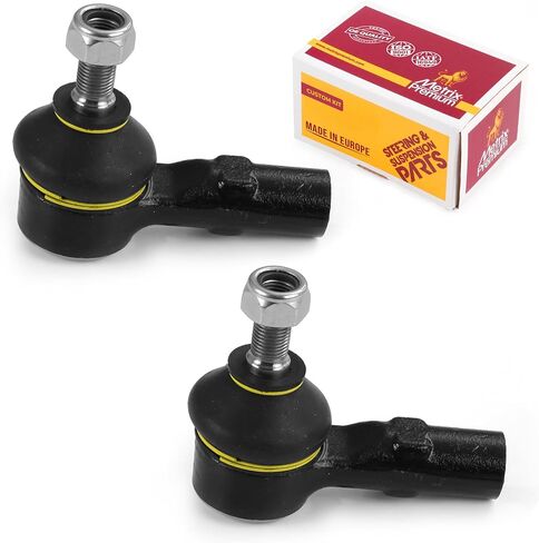 Metrix Premium Chassis Parts - 2 PC Front Outer Tie Rod End Kit Fits 2003-2006 Mitsubishi Lancer AWD, 2003-2006 Mitsubishi Outlander, Replacement ES800874, Made in Europe in Saudi Arabia