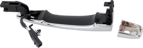 Garage-Pro Exterior Door Handle Compatible with 2017-2020 Nissan Rogue & 2015-2021 Nissan Murano Front, Driver Side Chrome for Models with Smart Entry System in Saudi Arabia