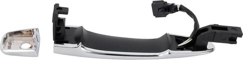 Garage-Pro Exterior Door Handle Compatible with 2017-2020 Nissan Rogue & 2015-2021 Nissan Murano Front, Driver Side Chrome for Models with Smart Entry System in Saudi Arabia