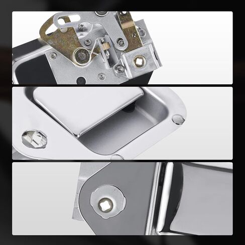 A-Premium Front Left Driver Side Exterior Door Handle Compatible with Kenworth T600A 1986-2006, T800 1987-2006, W900 1981-2006, Chrome in Saudi Arabia