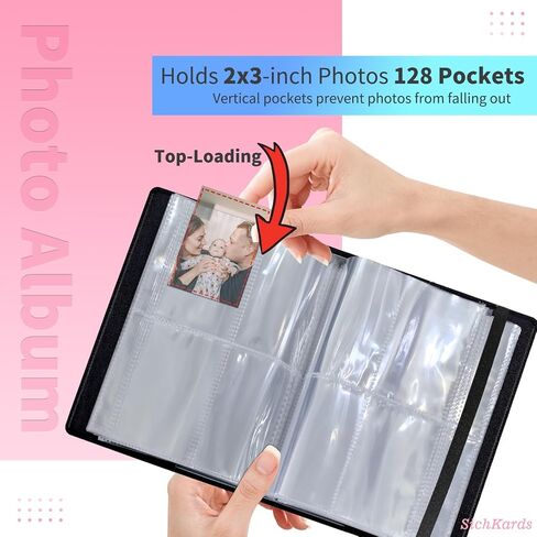 ألبوم الصور 4x6-120 صور ، غطاء جلدي بو مع شريط مرن ، صفحات PP عالية الدقة للماء للاحتفال بالذكرى السنوية العائلية ، الزرافة الملونة in Kuwait