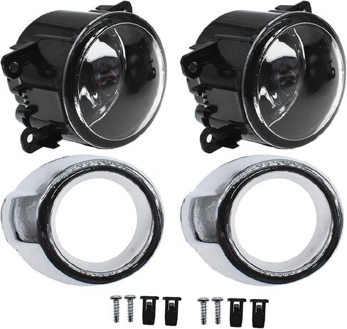 marddpair Left and Right Side Fog Lights Replacement for Focus S SE SEL Titanium 2012-2014 Clear Lens Fog Lamp with Bulbs 4F9Z15200AA CP9Z17E810C in Saudi Arabia