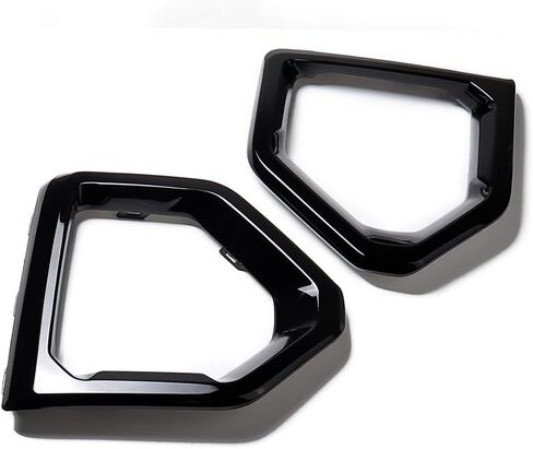 Astra Depot Pair Glossy Black Fog Light Trim Outer Bezel + Removal Tool Compatible for 2019-2022 GMC Sierra 1500 Denali SLT AT4 in Kuwait
