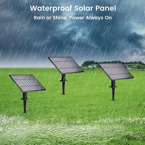 OHLUX Replacement Solar Panel - Compatible with OHLUX Solar Powered Outdoor String Lights - 1 Solar Panel, 2.5W 2600mah in Kuwait