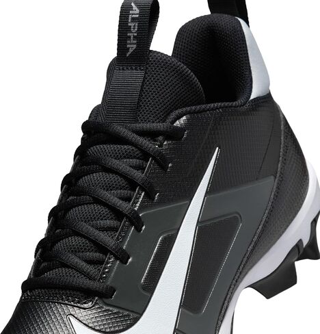 حذاء Nike Alpha Menace 4 Shark لكرة القدم (عريض) (أسود، نظام مقاسات الأحذية الأمريكية، للكبار، للرجال، رقمي، عريض، 10.5) in Saudi Arabia