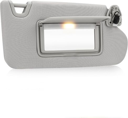 Youxmoto Left Driver and Right Passenger Side Sun Visor for Nissan Altima 2013 2014 2015 2016 2017 2018, Replace for 96401-3TA2A, for 96400-3TA2A, Gray with Light, Without Sunroof in Saudi Arabia