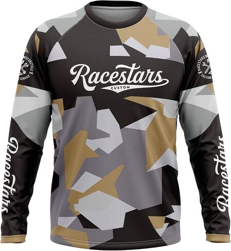 Motocross Long Sleeve Mountain Bike T-Shirt Men Cycling Jersey Anti-UV Dirt Bike ATV Enduro MTB Jersey Racewear in Kuwait