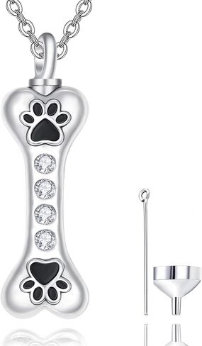 قوارب Dreamboat قلادة جرة قارورة لاردة الكلب 925 Sterling Silver Pet Paw Print Print Cremation Memorial قلادة Celtic Knot Jewelry للنساء الرجال in Saudi Arabia